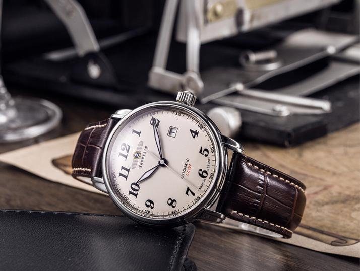 ZEPPELIN Automatikuhr LZ 127 Graf Zeppelin 7656-5, Armbanduhr, Herrenuhr, D günstig online kaufen
