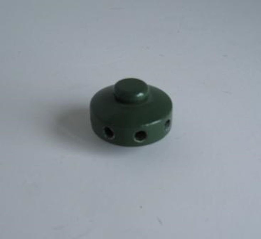 KWO Kunstgewerbe Werkstätten Weihnachtspyramide Erzsatzteil Pyramidennabe für Nr. 70080/70083 BxTxH= 3,5x3,5x2,5cm