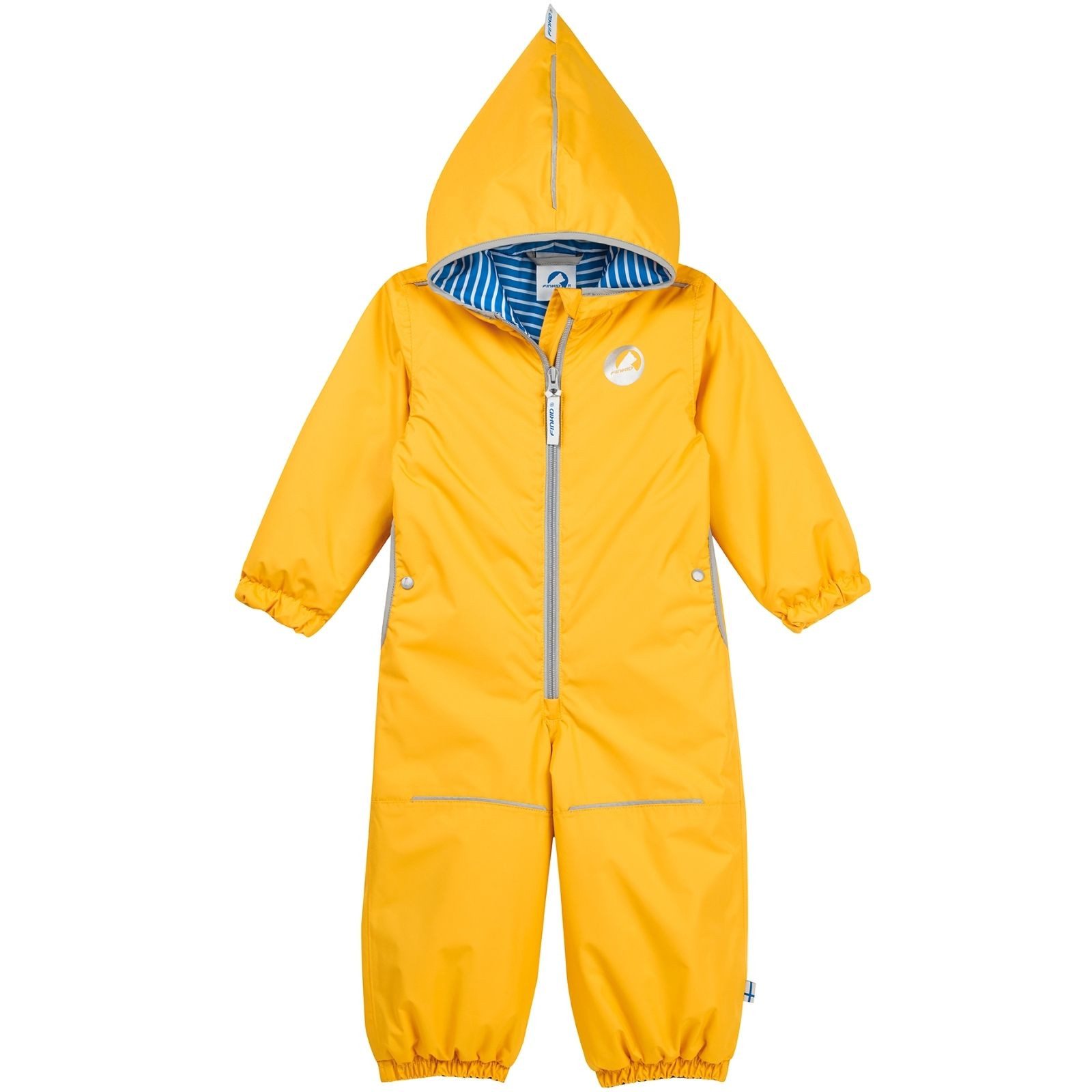 Finkid Jumpsuit Finkid Pikkumini Regenoverall Yellow/Storm 90/100