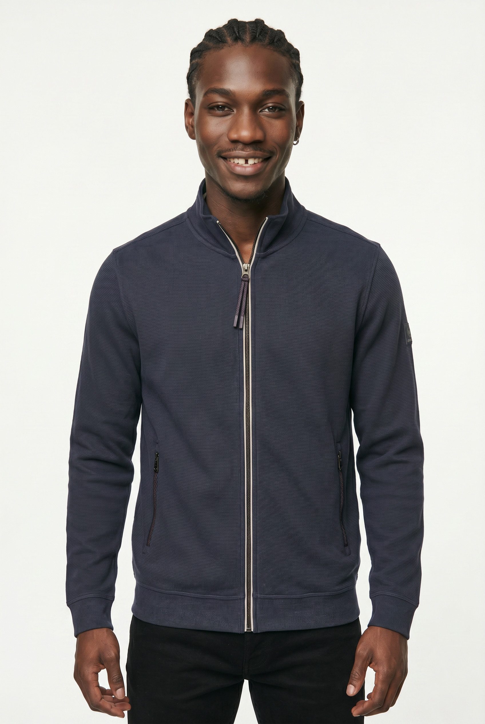 LERROS Sweatshirt mit Front-Logoprägung