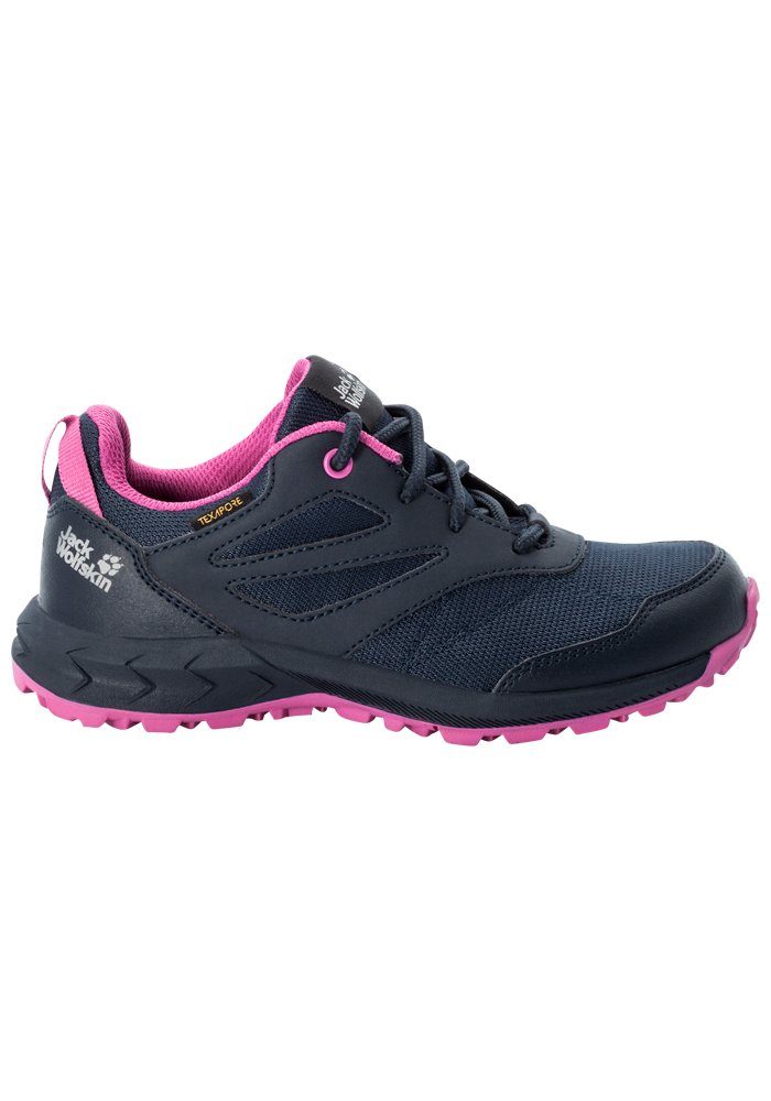 Kreditkarte TEXAPORE Wolfskin LOW WOODLAND K blue-pink Wanderschuh Jack