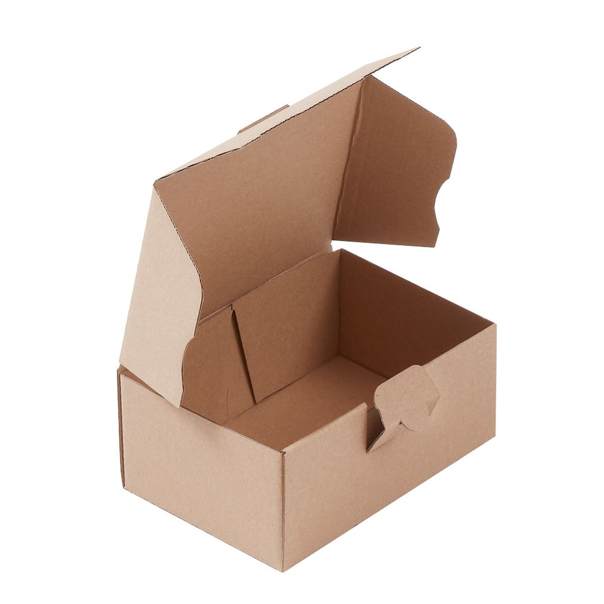 BB-Verpackungen Versandkarton Faltkarton, 1-wellig, 160 mm x 114 mm x 60 mm, 100 Stück