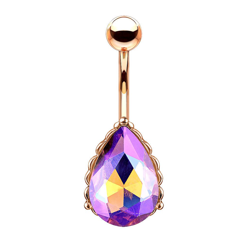 Taffstyle Bauchnabelpiercing Banane Piercing Vintage Zirkonia günstig online kaufen
