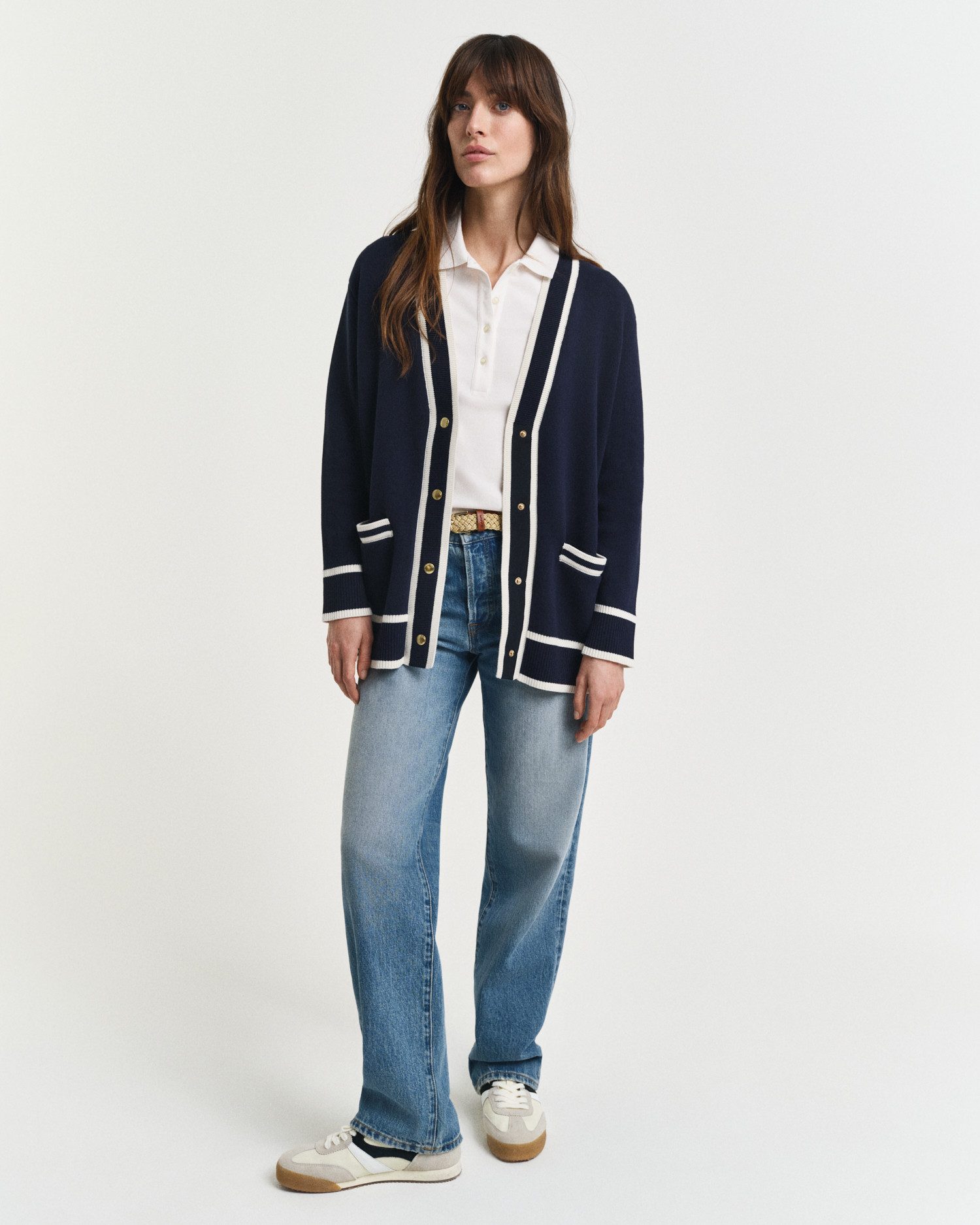 Gant Poloshirt SLIM SHIELD KA PIQUE POLO mit grafischer Logostickerei auf der Brust