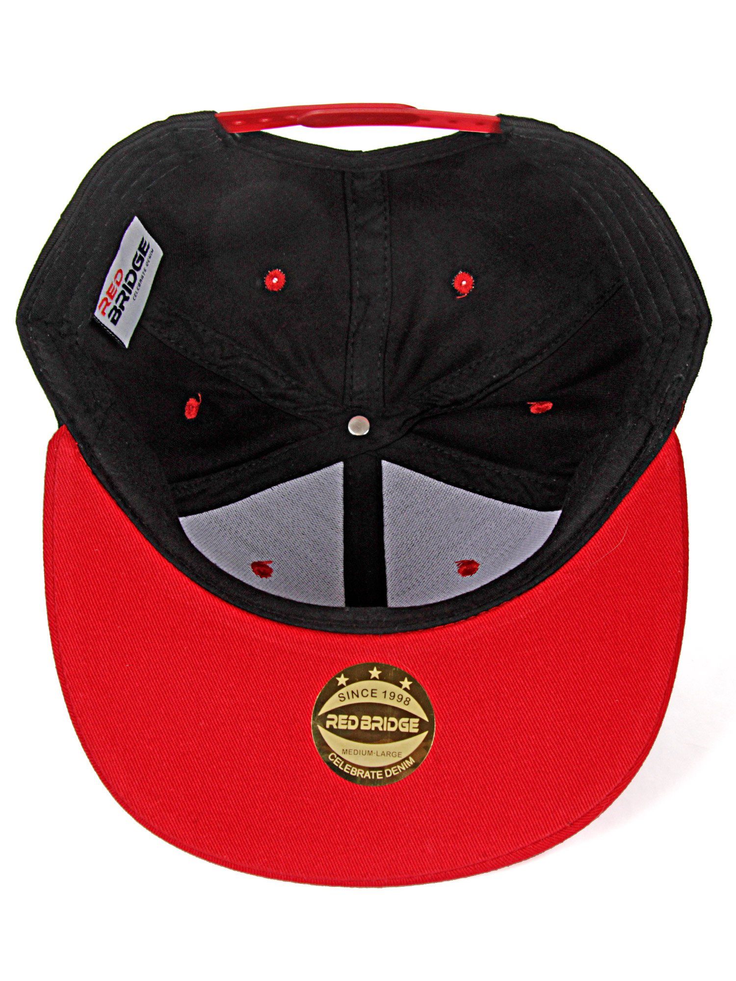 RedBridge Baseball Wellingborough schwarz-rot mit Druckverschluss Cap