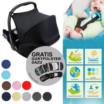 BambiniWelt by Rafael K. Babyschale Sonnenverdeck für Babyschale kompatibel mit Maxi Cosi Cabrio-Fix X, ab: 0+, bis: 14 Monate