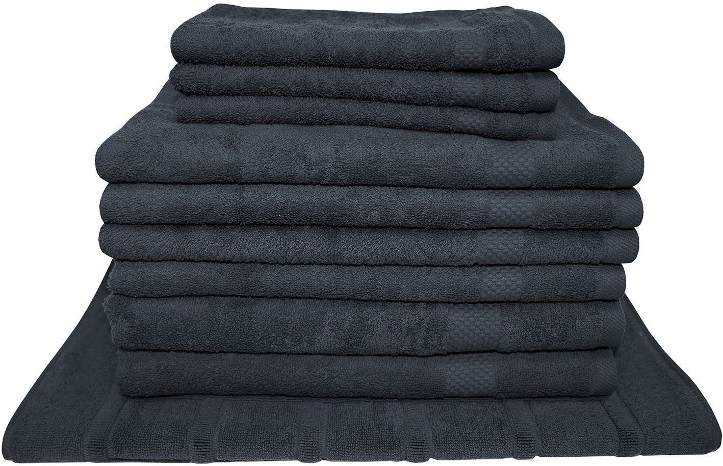 Dyckhoff Handtuch Set "Planet" Set 10 Stk. Frottier Umfangreiches Badezimme günstig online kaufen