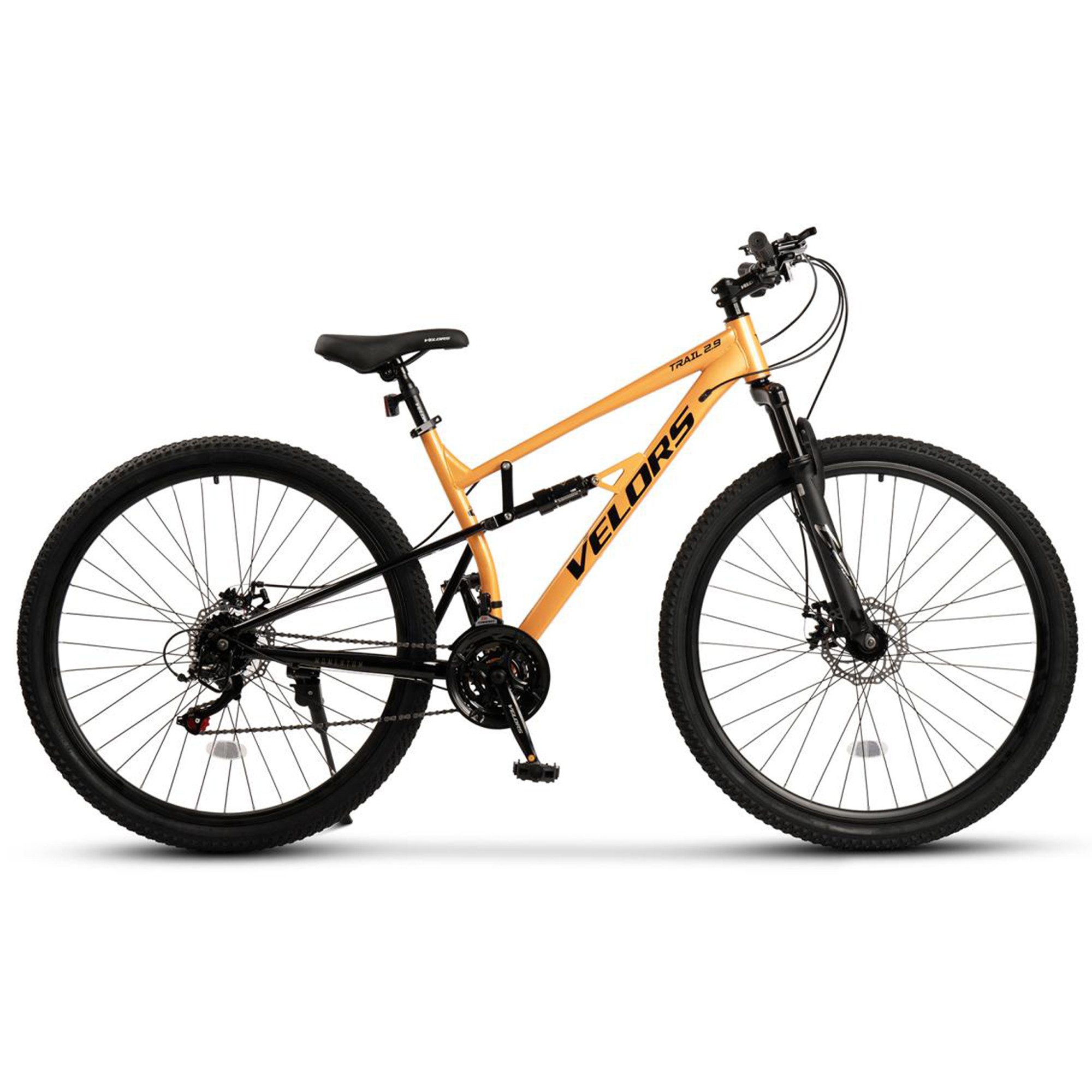 Velors Mountainbike 29 Zoll Fahrrad für Herren Damen Jungen, 21 Gang Shimano Tourney Schaltwerk, mechanische Scheibenbremse Fully MTB Fahrrad Bike für Damen Herren
