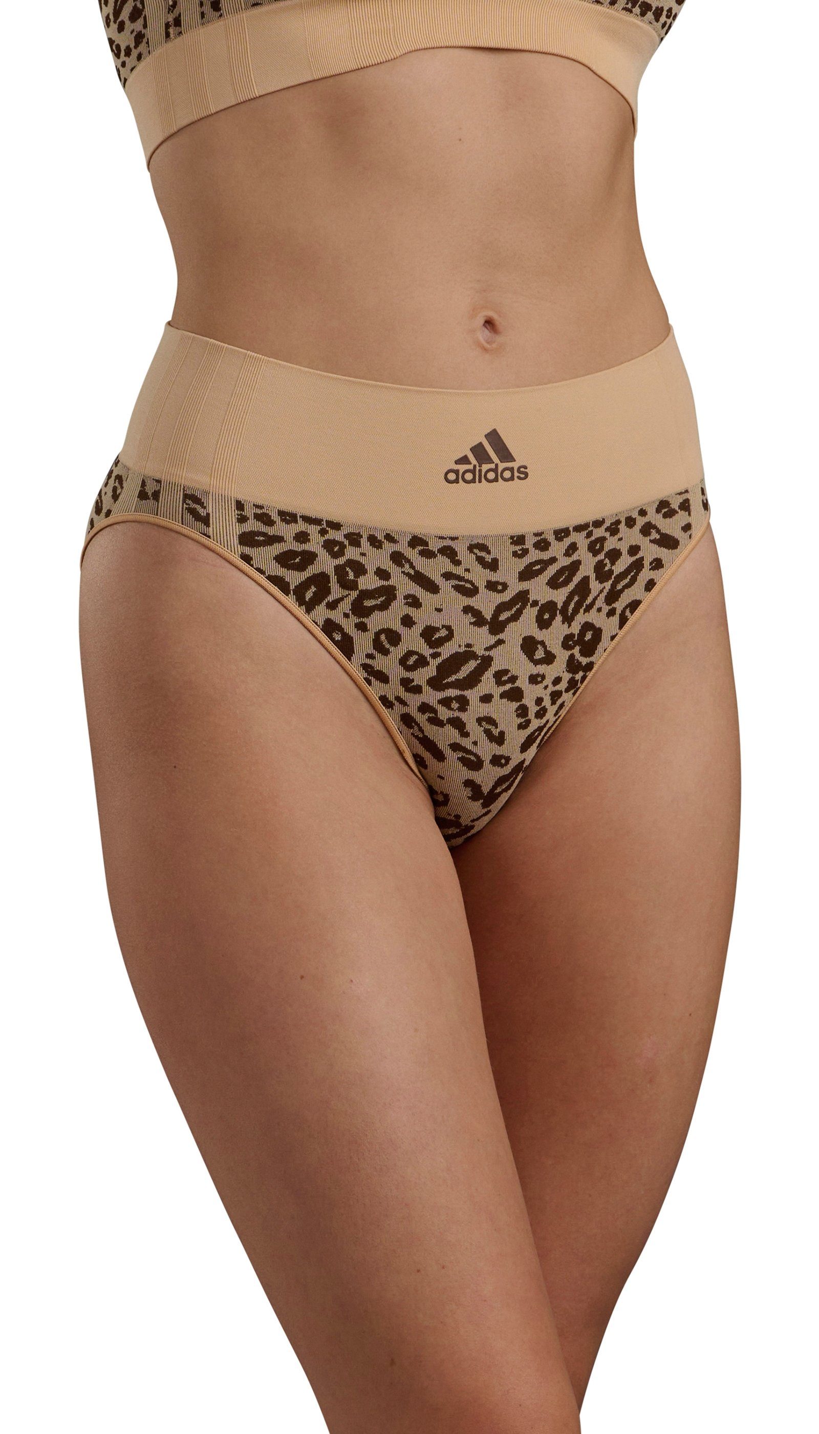 adidas Sportswear High-Waist-Slip nahtlos und mit hohem Beinausschnitt, Animal-Design