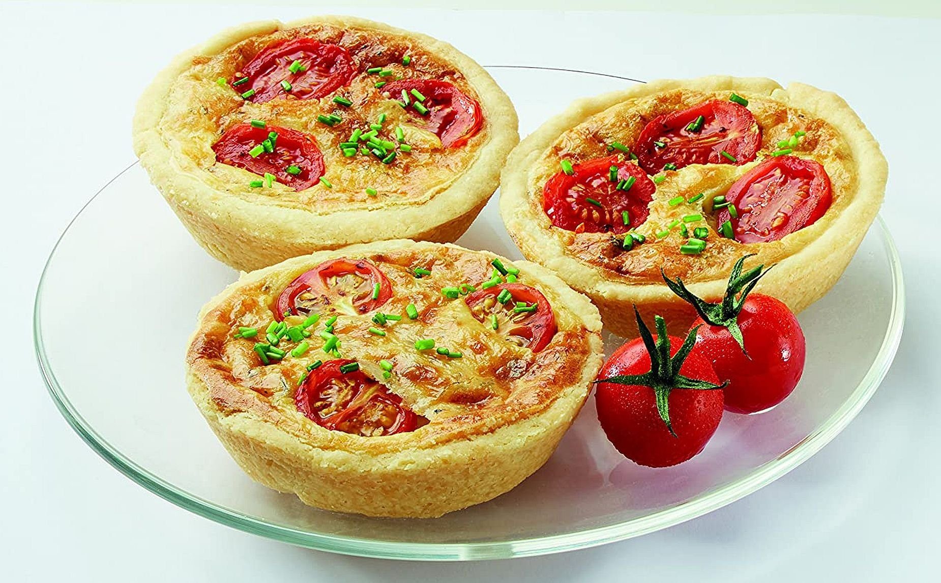 Dr. Oetker Küchenhelfer Backform Dr. Oetker - 3er Set Kuchen- Pizza- Blech Rund- Back- Form Ø 10cm H, (Set bestehend aus 3 Backformen)