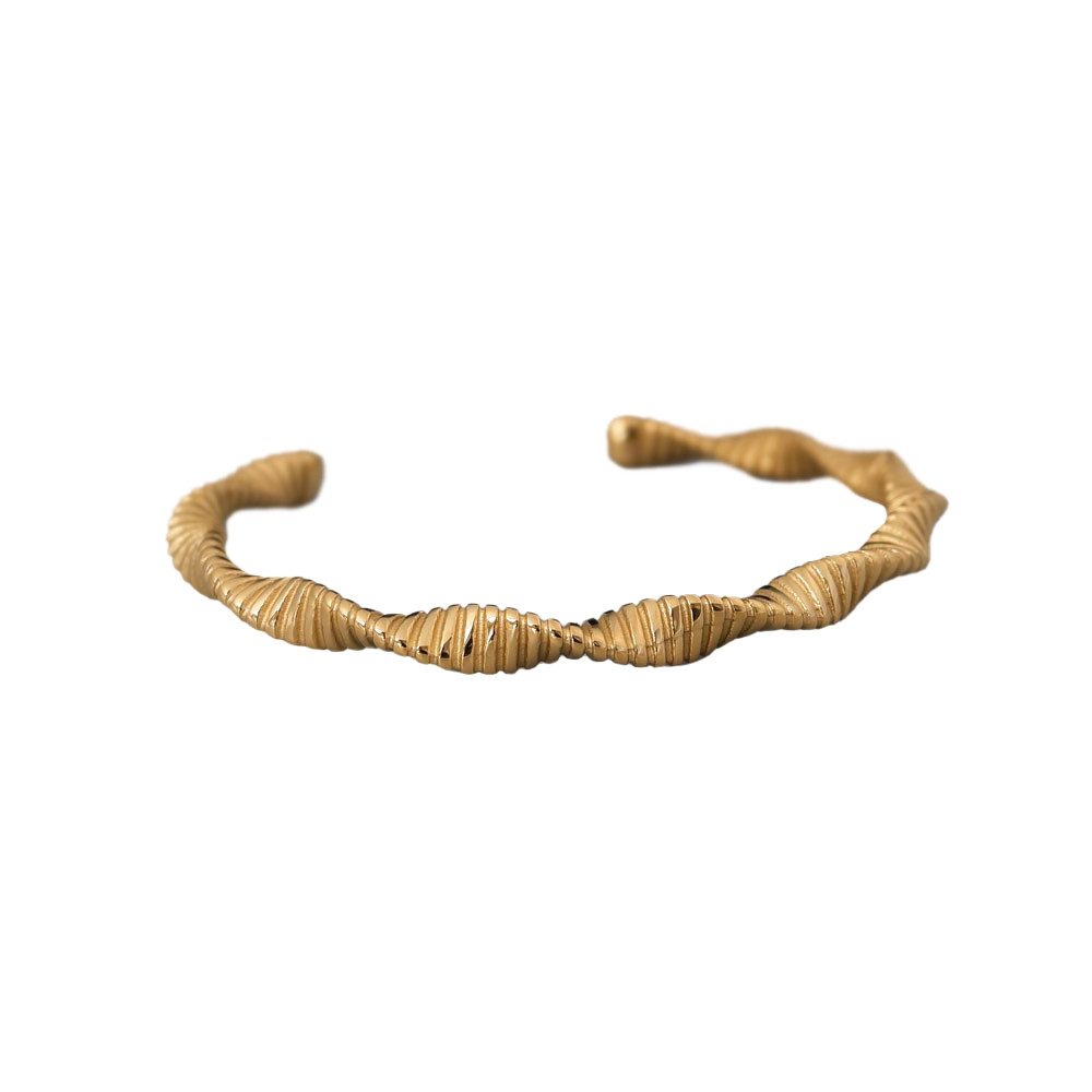Armreif - Golden Twist Armreif