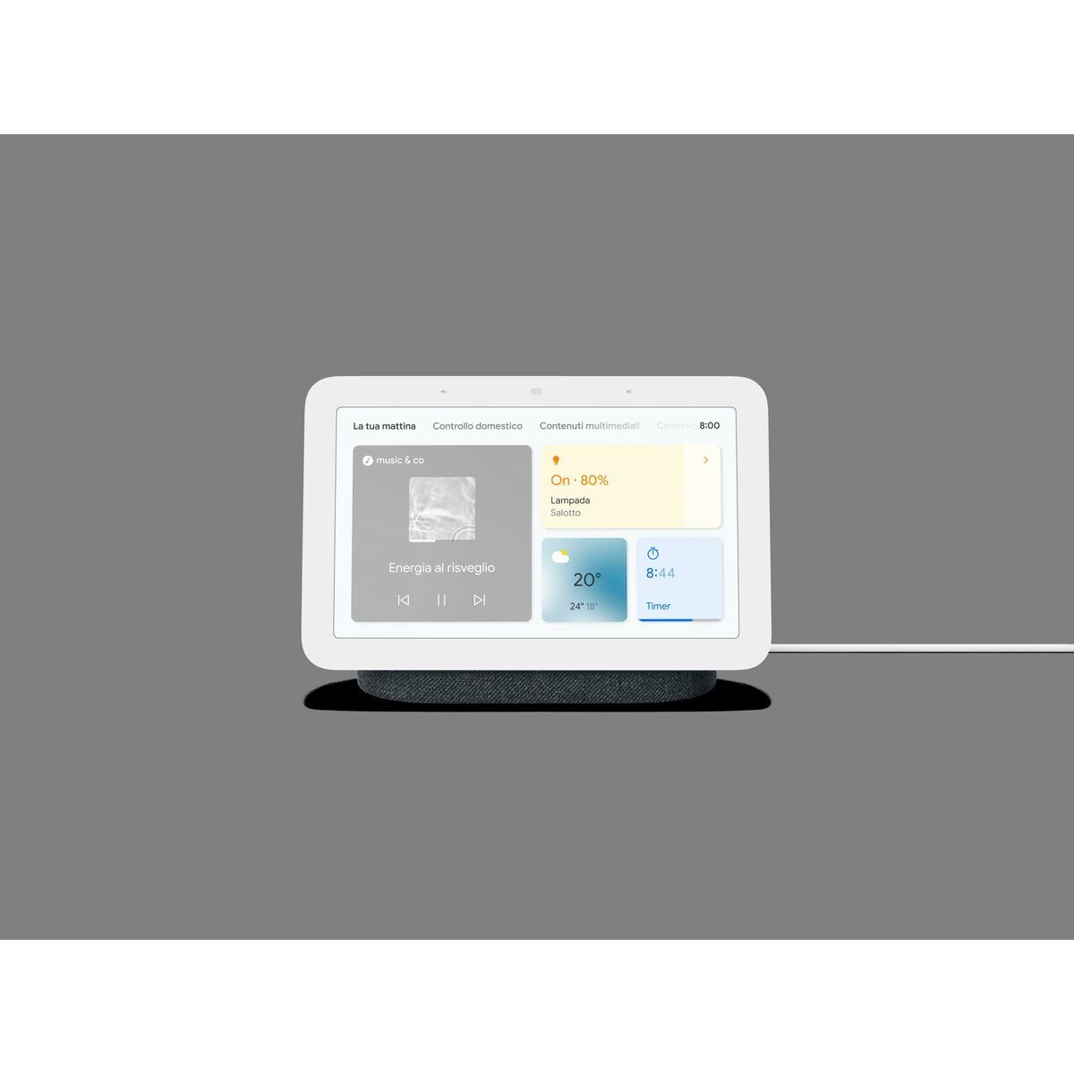 Google Nest Hub Mit Bluetooth Lautsprecher Verbinden Google Smart Speaker Google Nest Hub Gen 2 Lautsprecher, 7-Zoll