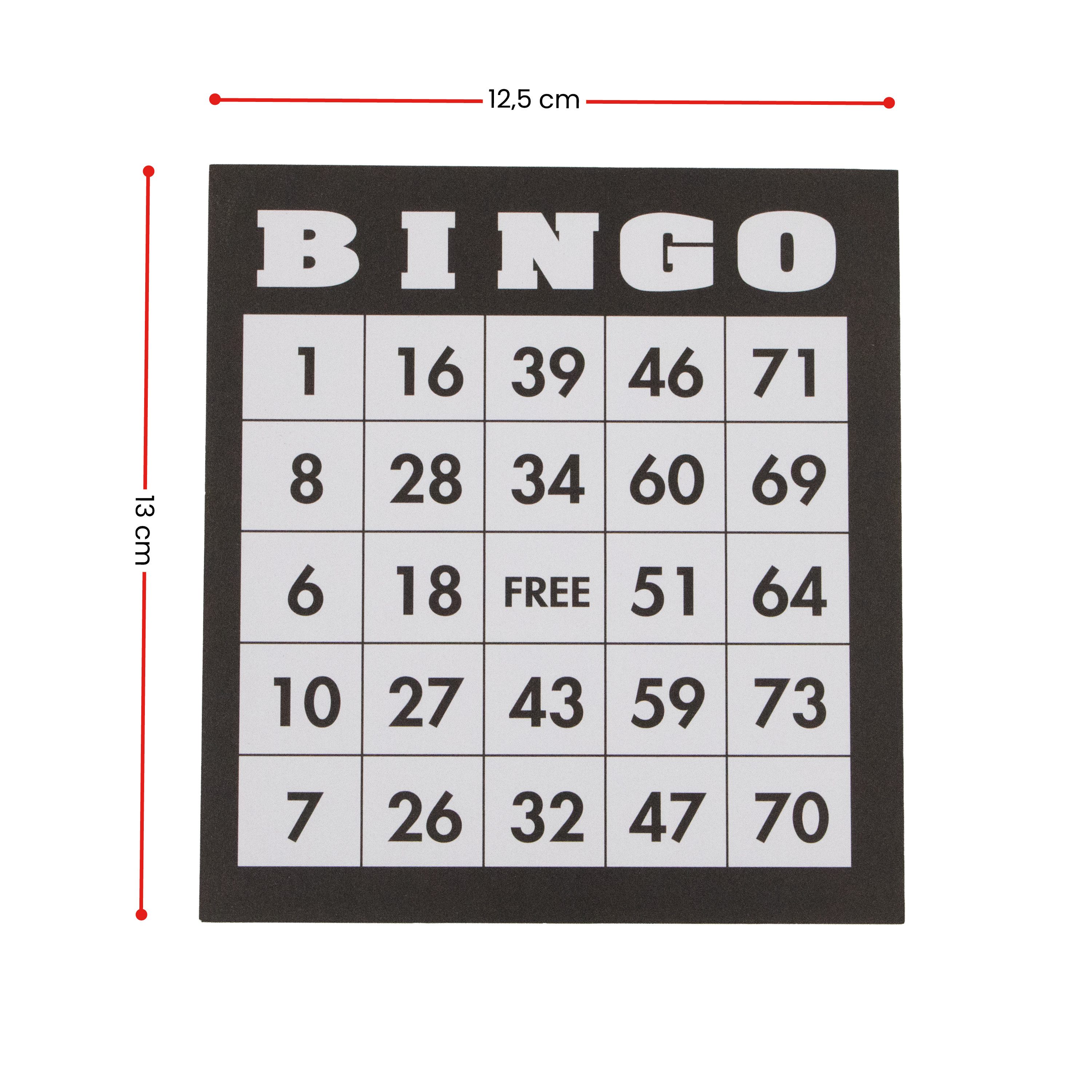 Kyto Spiel Kyto Bingo Karten Set 500 Stück, 500 verschiedene Karten