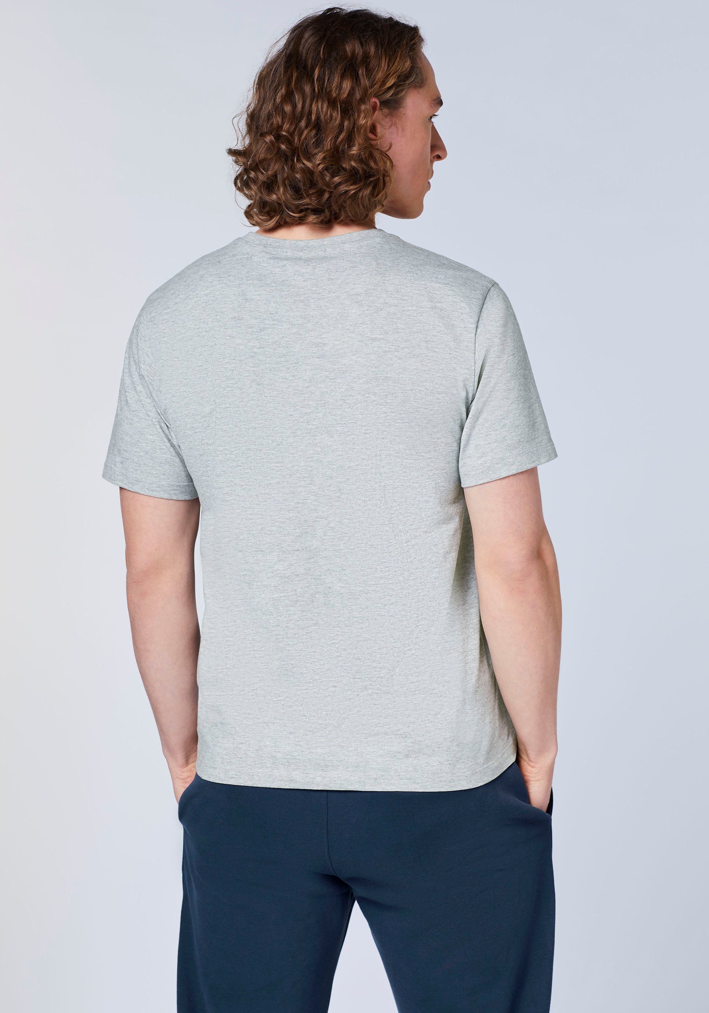 Neutral Gray T-Shirt Chiemsee