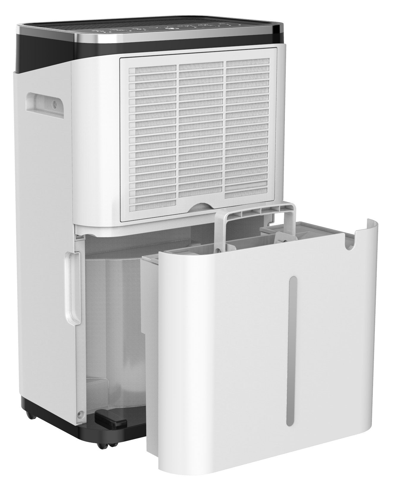 Comedes Luftentfeuchter Demecto 30 eco, für 115 m³ Räume, Entfeuchtung 25,00 l/Tag, Tank 6,50 l, mit Automatikbetrieb – Bild 4 von 5