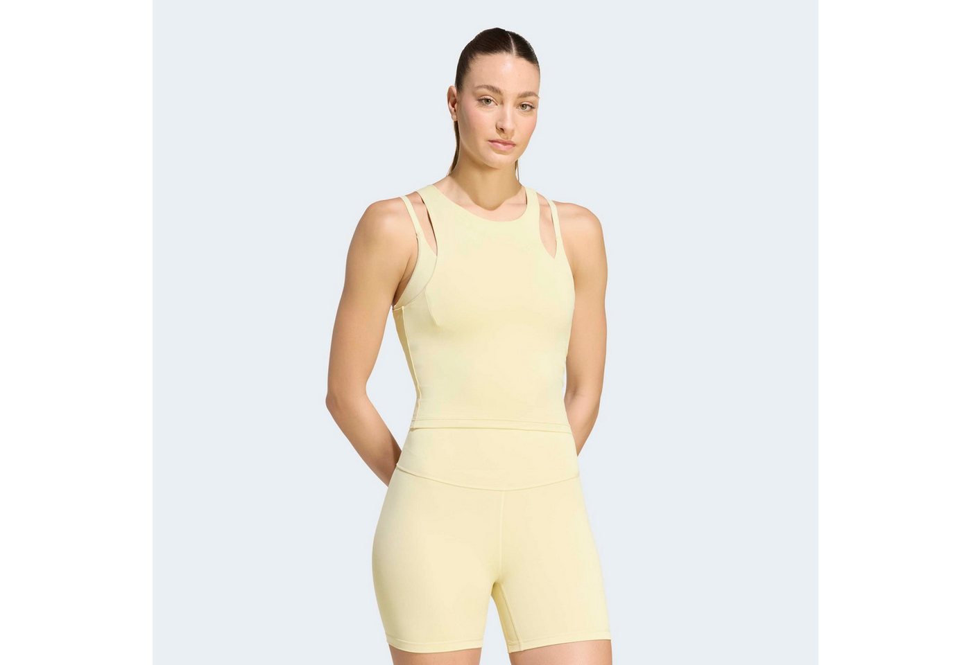 adidas Performance Tanktop ALL ME vom Ballett inspiriert, ohne Verschluss, aus weichem Strickmaterial