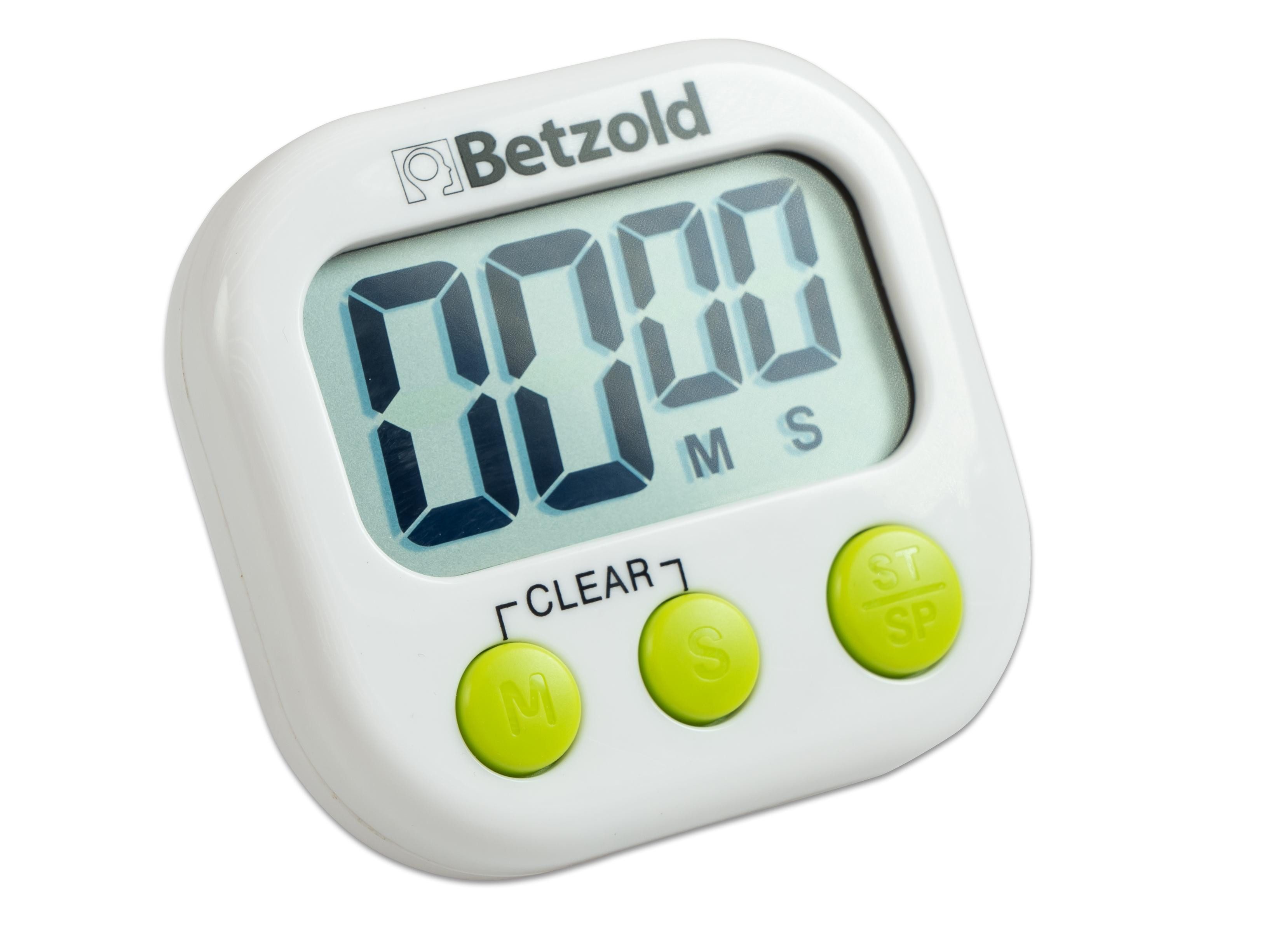 Betzold Kurzzeitmesser Zeitdauer-Uhr „Timello“, mit Standfuß und Magnet