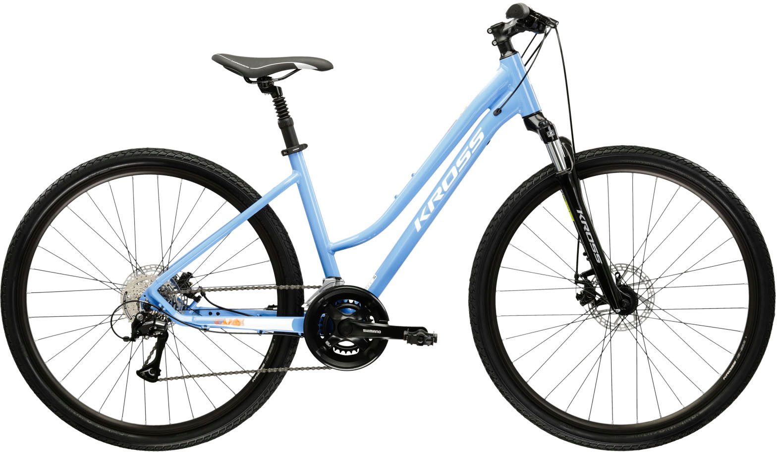 Kross Crossrad Evado 3.0, 16 Gang Shimano ACERA M3020 Schaltwerk, Kettenschaltung