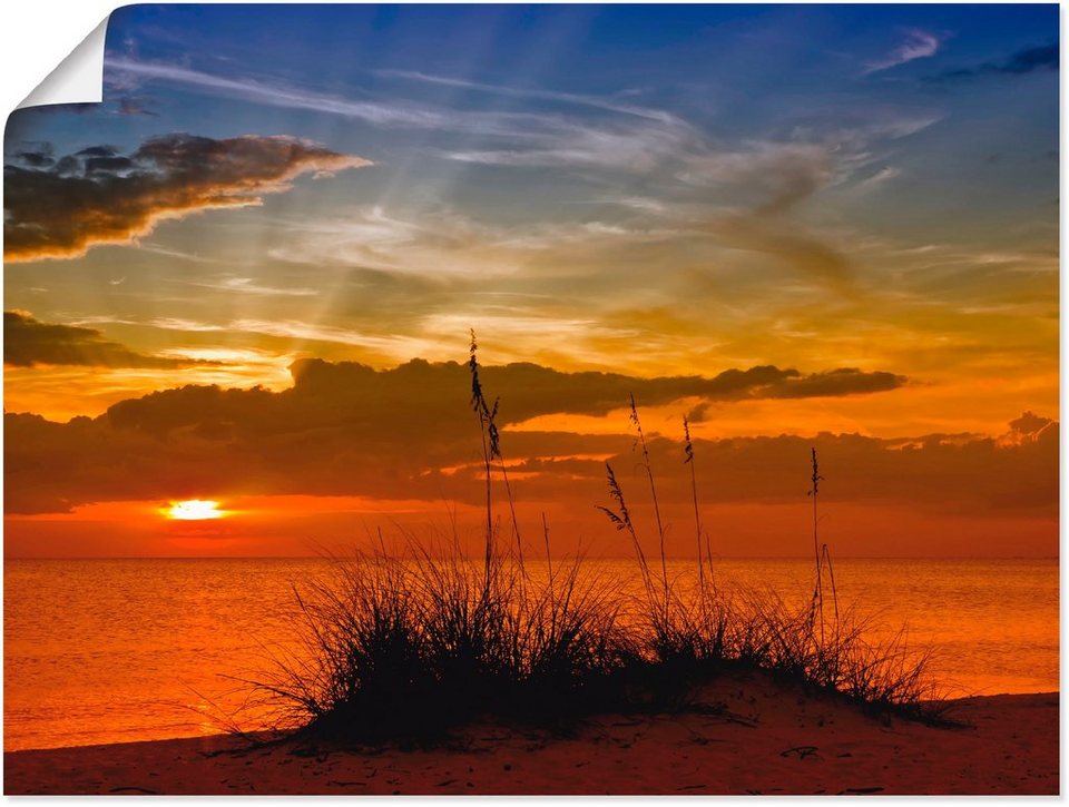Artland Wandbild »Herrlicher Sonnenuntergang«, Sonnenaufgang