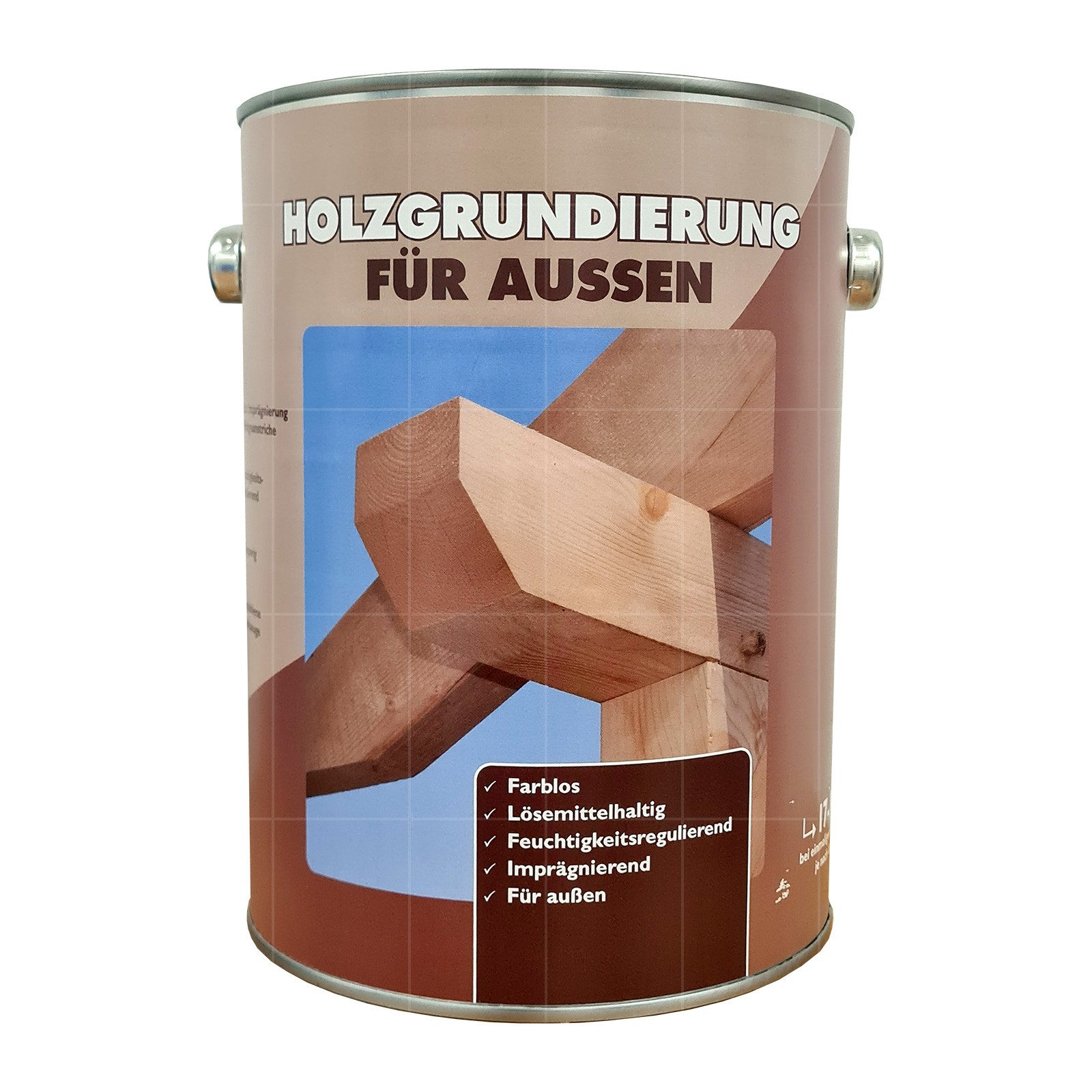 Wilckens Farben Holzgrundierung Holzgrundierung für Aussen - 2.5 Ltr (Farblos)