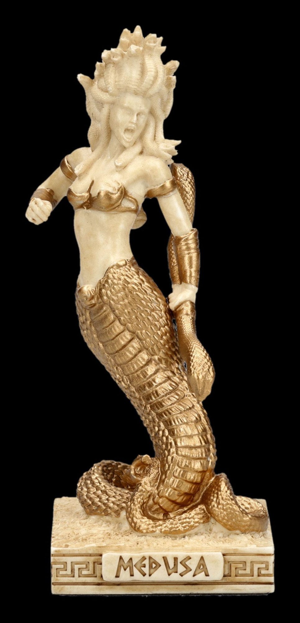 Figuren Shop GmbH Dekofigur Medusa Figur – Griechische Mythologie Miniatur Statue 9 cm Dekofigur