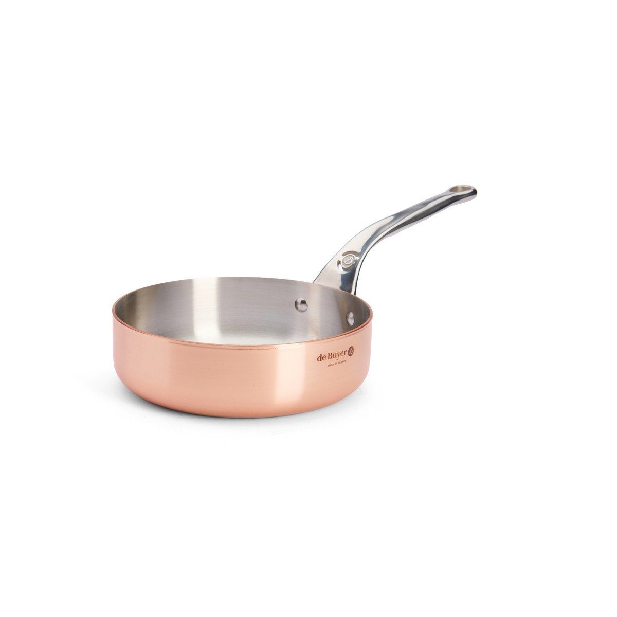 de Buyer Sauteuse Inocuivre, 20 cm / 1,8 L