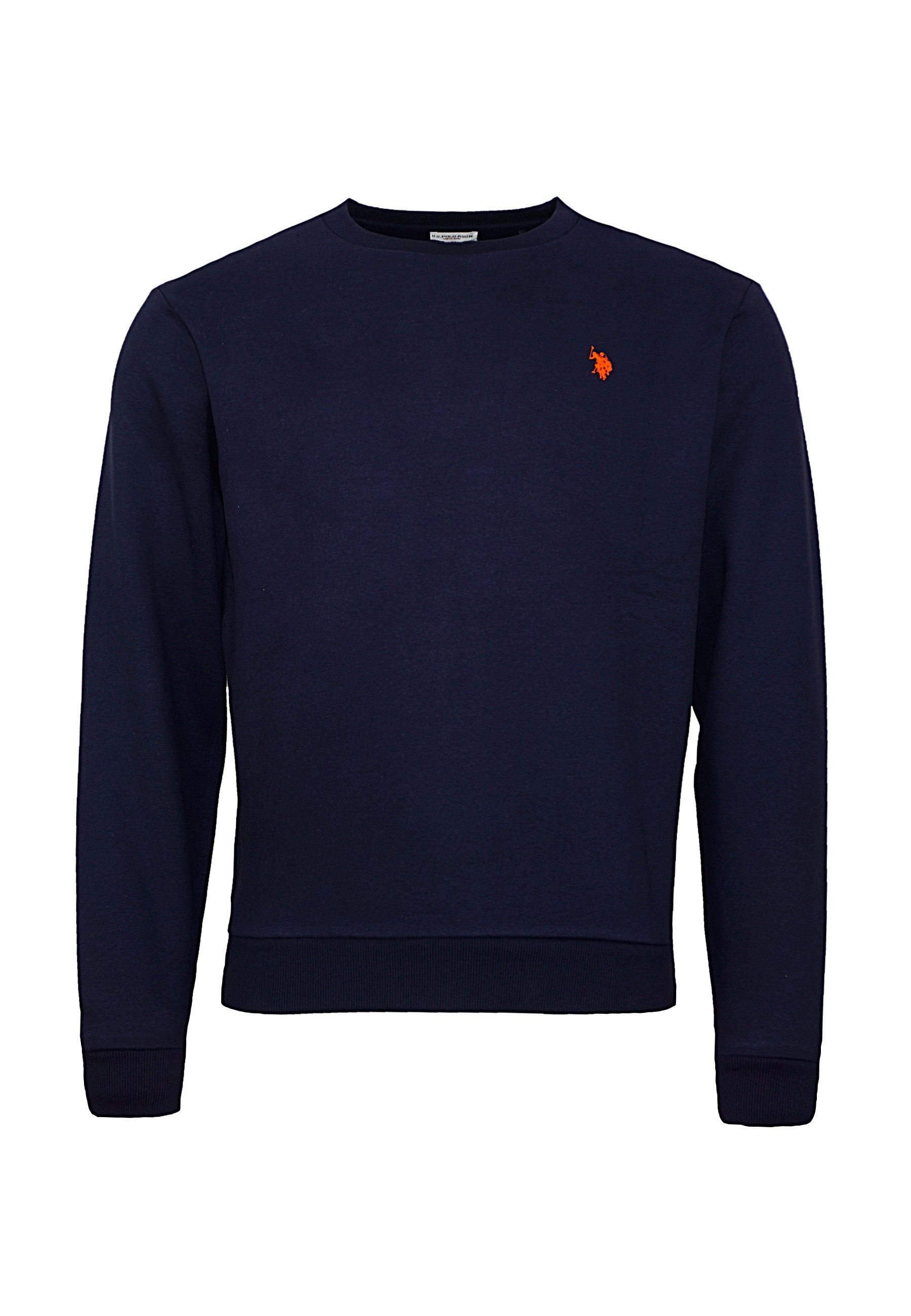 U.S. Polo Assn. Sweatshirt Sweater Pullover Orange Typ (1-tlg)