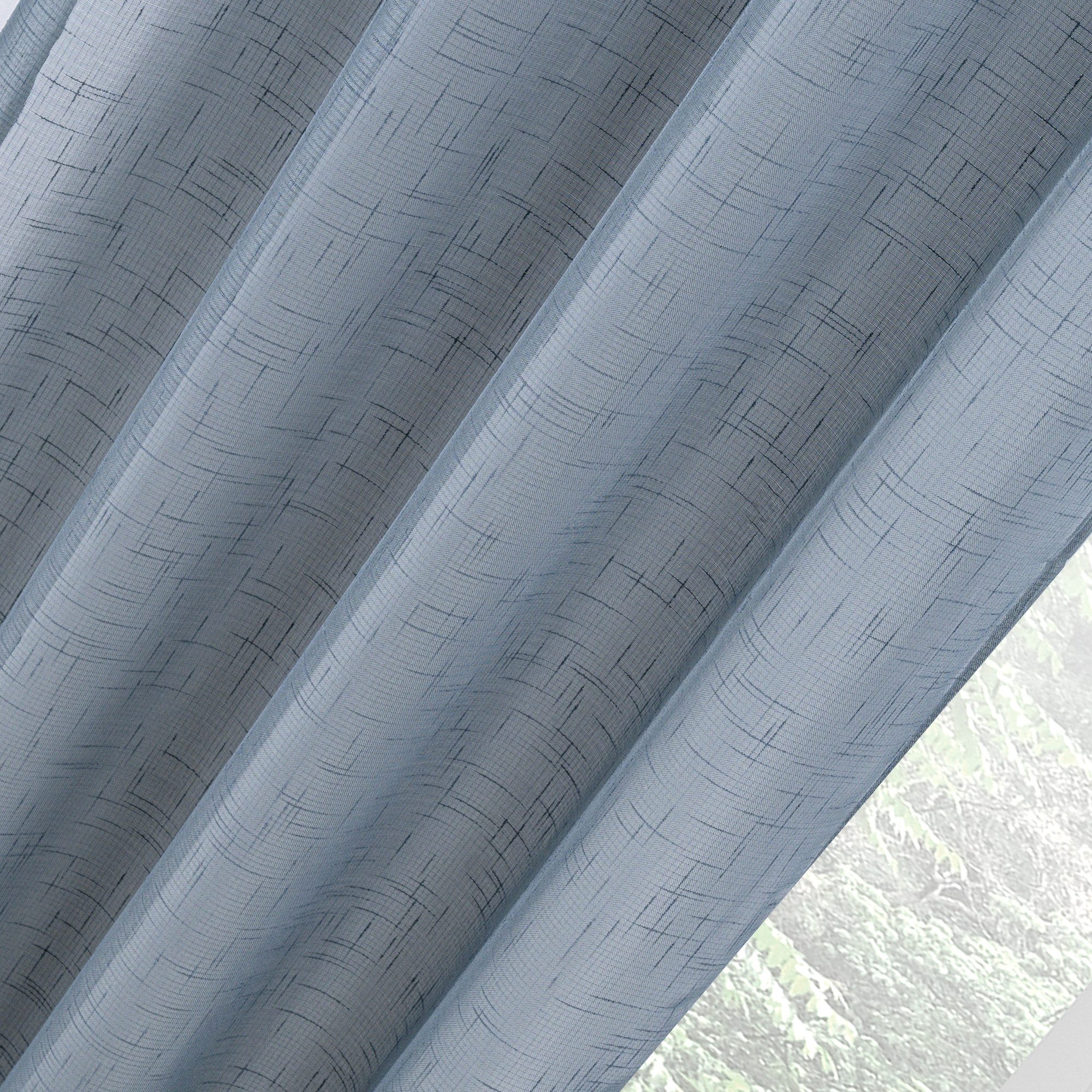 Brilliant Gardine / Transparent / Versch. Farben / 140x245cm / Öse / #9002, Store