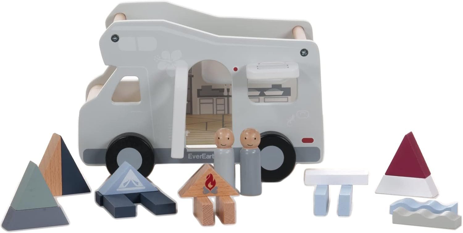EverEarth® Lernspielzeug Kinder Camping Van