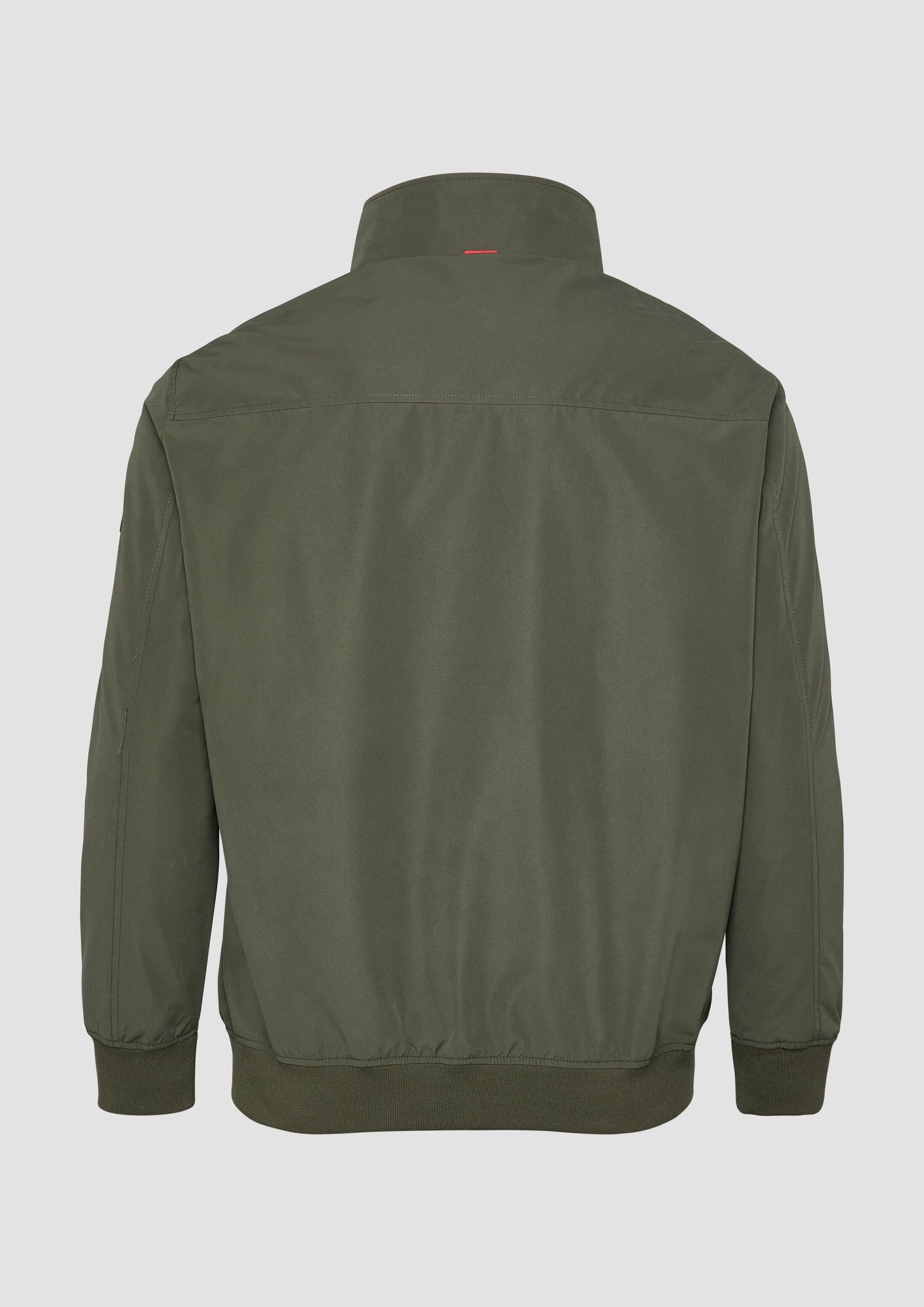 s.Oliver Funktionsjacke Outdoor-Jacke Sportiver Blouson mit Stehkragen und Rippbündchen