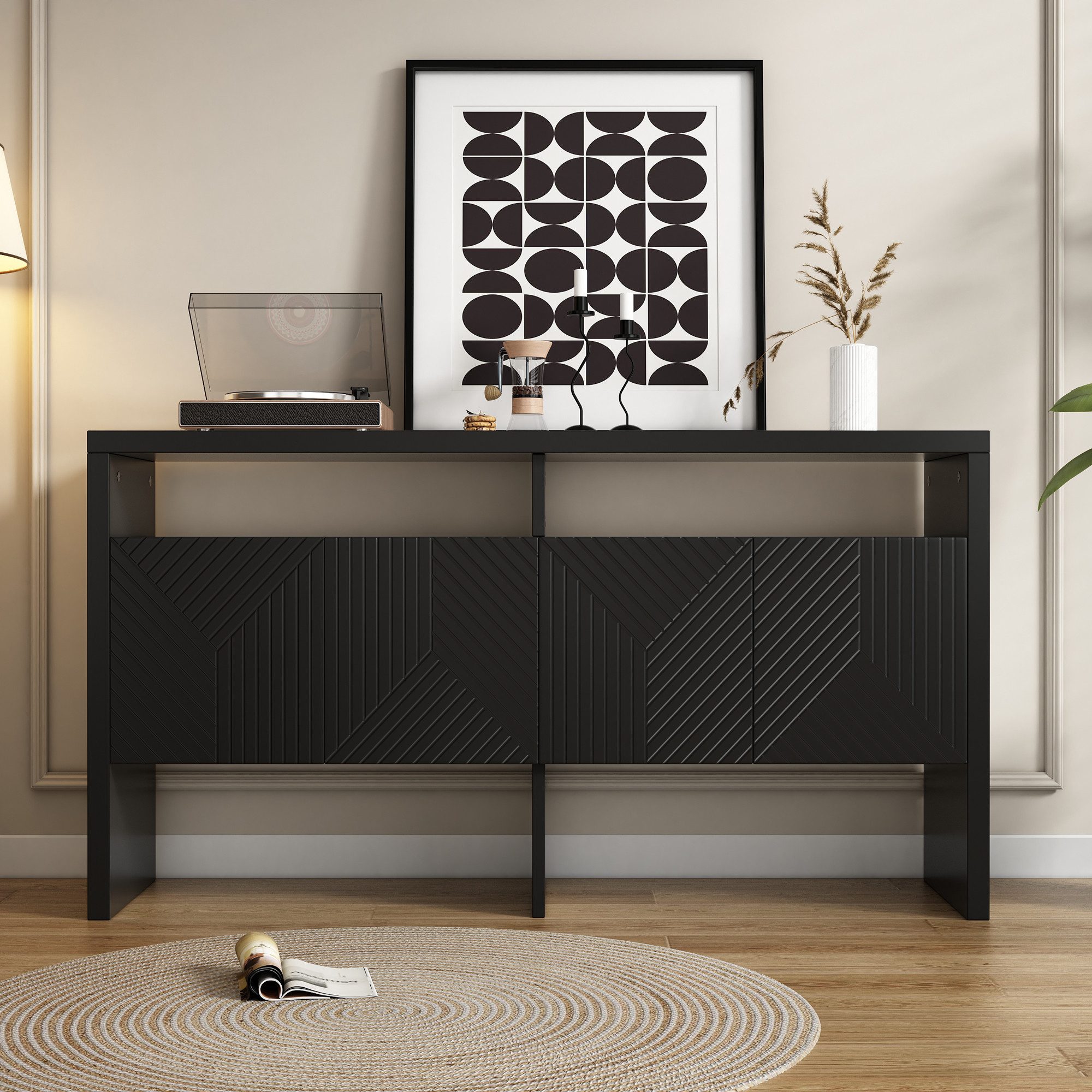 HAUSS SPOLE Sideboard Flurschrank mit stauraum,Beistellschrank günstig online kaufen