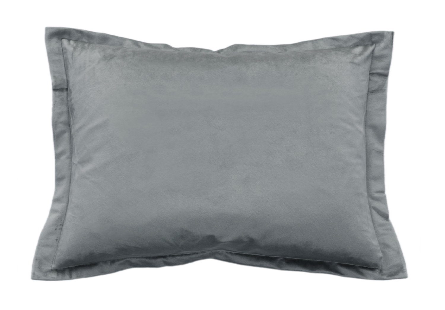 Haus und Deko Kissenbezug Kissenbezug Samt weich mit 2 cm Steg Kissenhülle Plüsch Deko Kissen, (1 Stück)