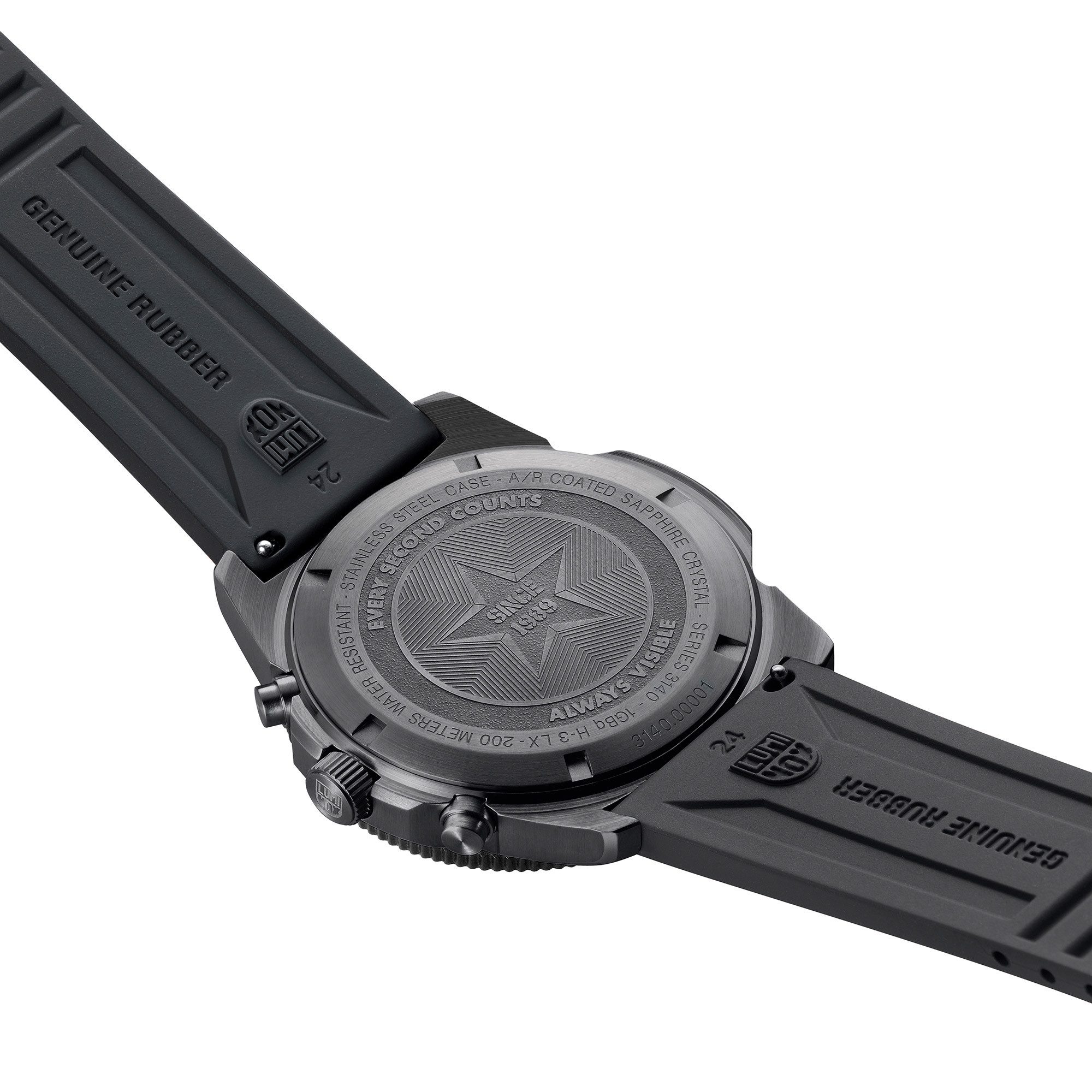 Luminox Taucheruhr XS.3141.BO.1.SET, Chrono Pacific Diver Schwarz mit 2 Bändern