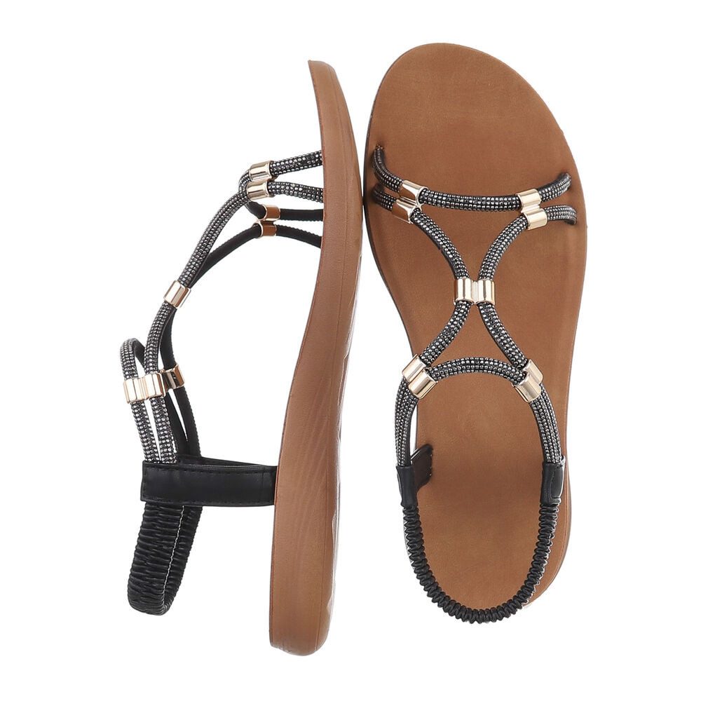 Ital-Design Damen Freizeit Riemchensandalette (86345316) Flach günstig online kaufen