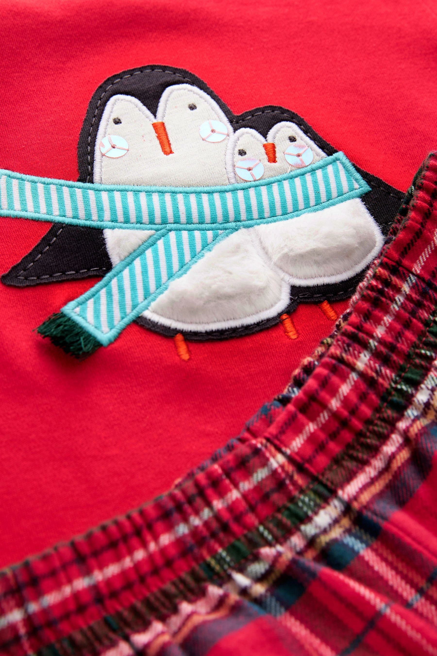 Red (2 tlg) Penguin Pyjama Pyjama Weihnachtlicher Next