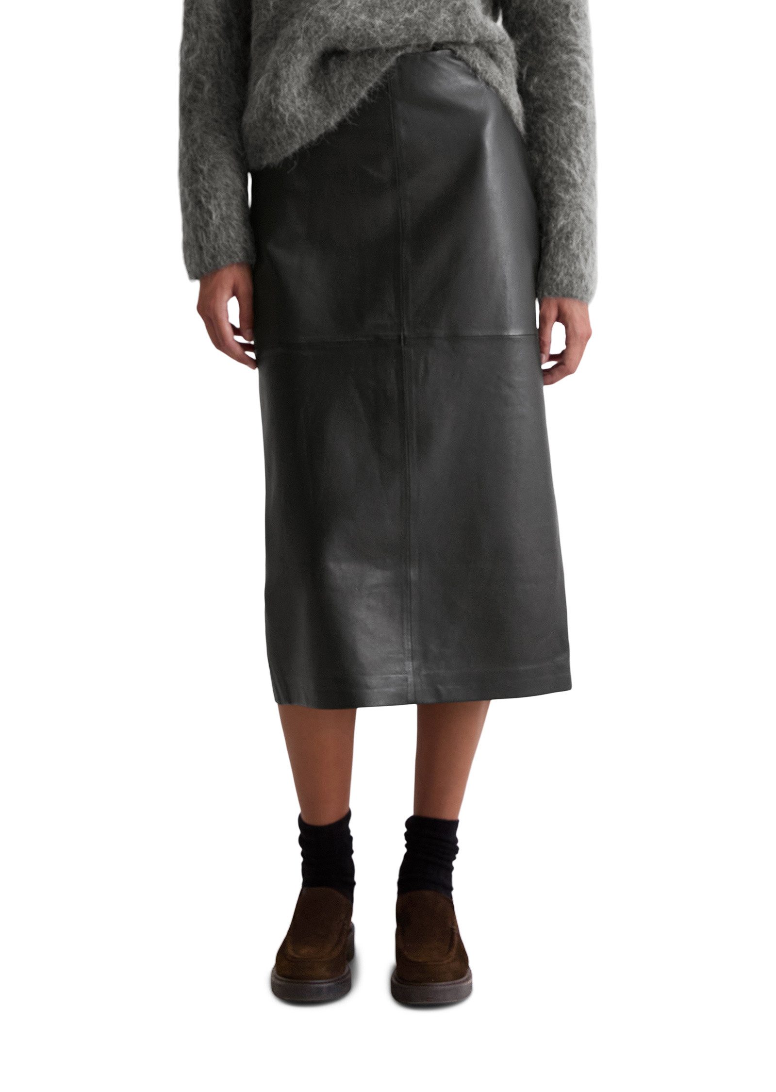 Marc O'Polo Lederrock aus softem Lamm-Leder günstig online kaufen