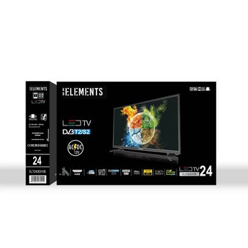 KB Elements ELT24DE910B LED-Fernseher (60,00 cm/24 Zoll, Full HD, 12/220 Volt, Hotelmodus, Triple Tuner)