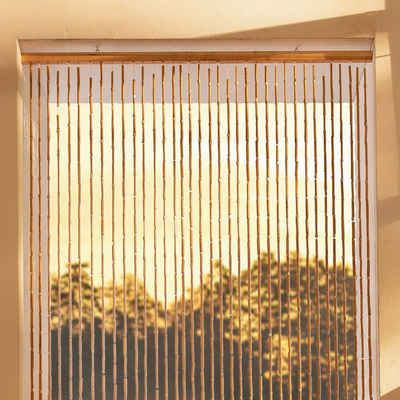 Türvorhang Bambus Vorhang Türvorhang Insektenschutz Terrasse Garten Braun 200 cm, Home-trends24.de