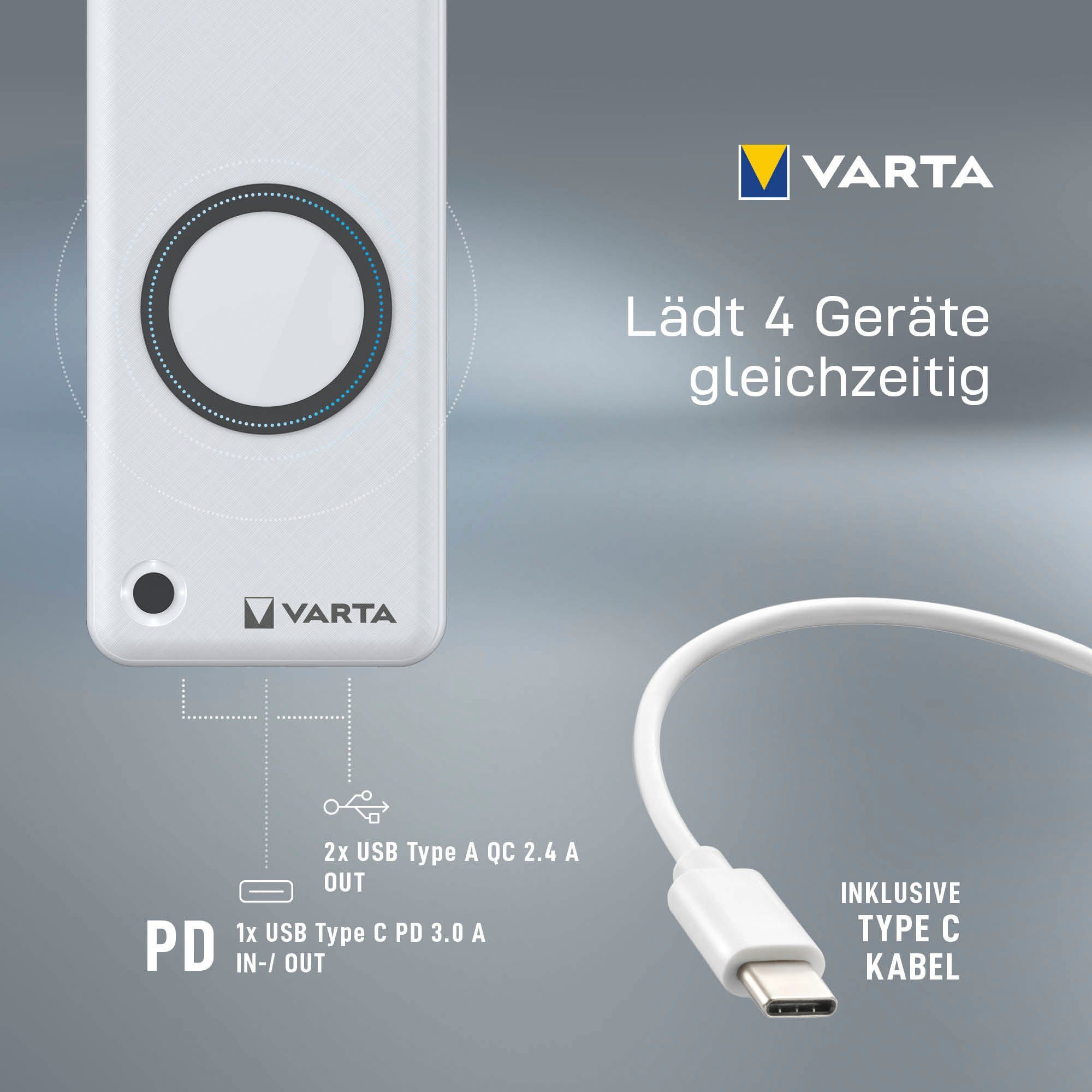VARTA Wireless Power Bank 20.000 Batterie-Ladegerät