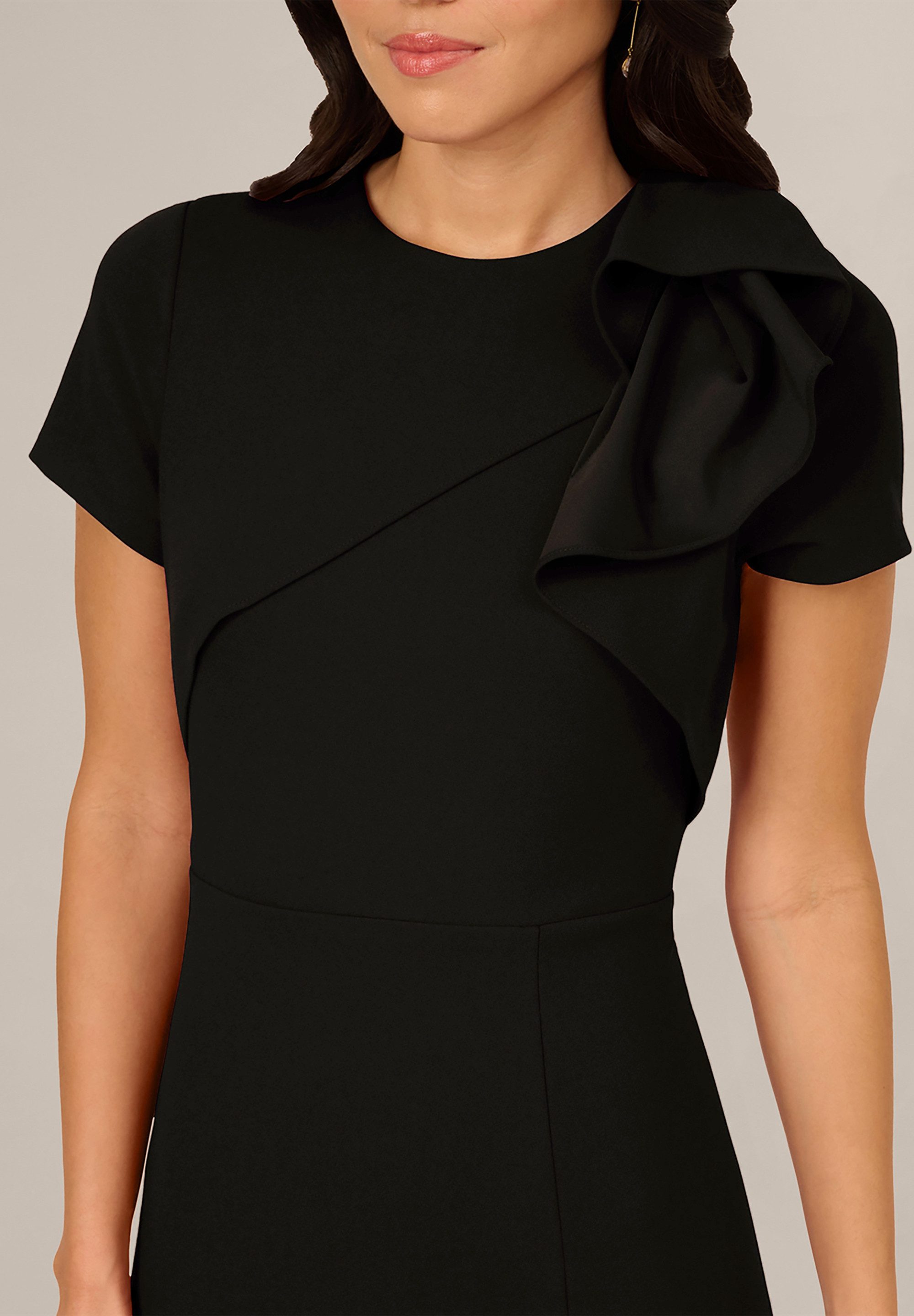 Adrianna Papell Midikleid Ruffle Bodice Midi Dress Klassisches, edles, lässiges Etuikleid – Bild 5 von 5