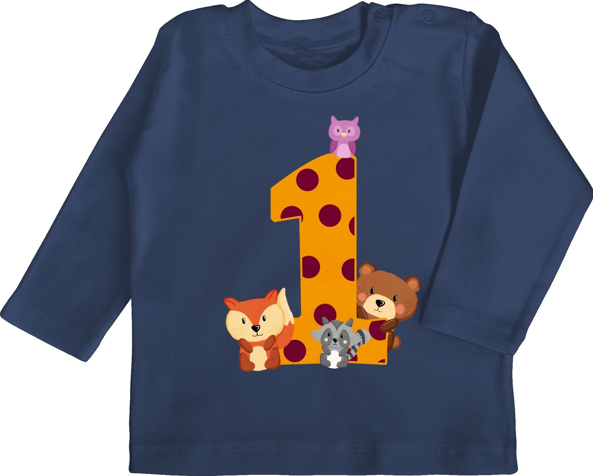 T-Shirt Eins Waldtiere