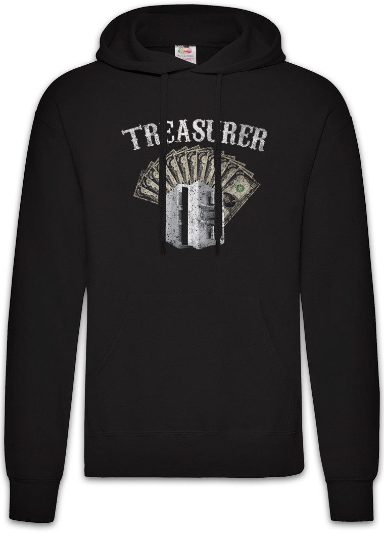 Hoodie Treasurer Patch Herren Hoodie Ride To Live Biker Rider MC Chopper