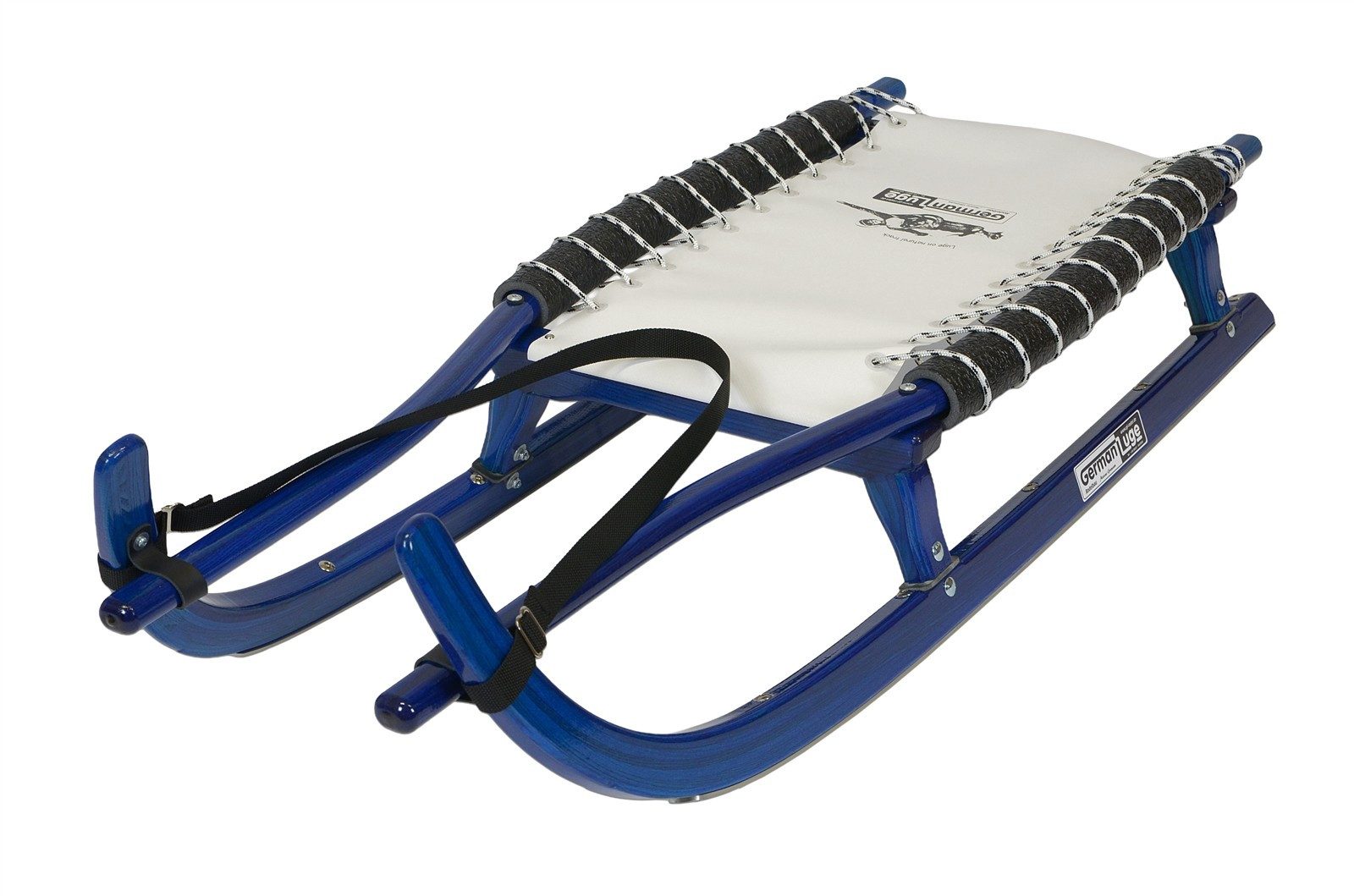 German Luge Rodel GL-Rodel-128 cm Doppel Farbe blau