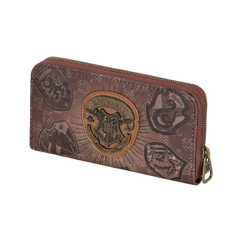 Karactermania Geldbörse Harry Potter Portemonnaie Port­mo­nee Brieftasche Steampunk, Hogwarts Emblem