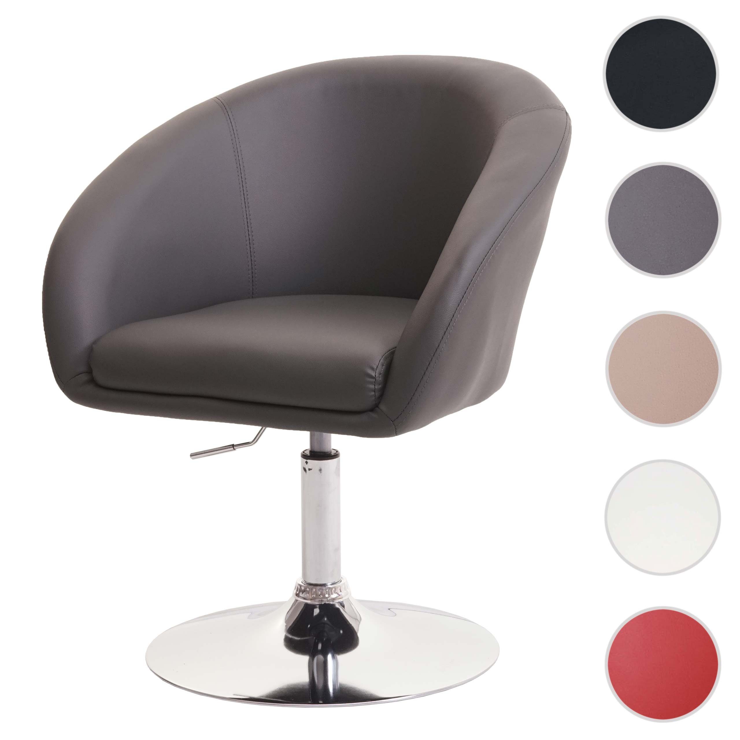 MCW Esszimmerstuhl F19 Kunstleder Grau günstig online kaufen