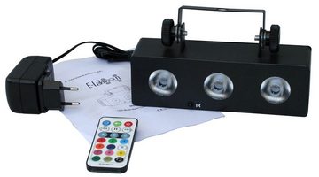 E-Lektron LED Discolicht MS-3 Multi-Spot, LED fest integriert, Rot / Grün / Blau