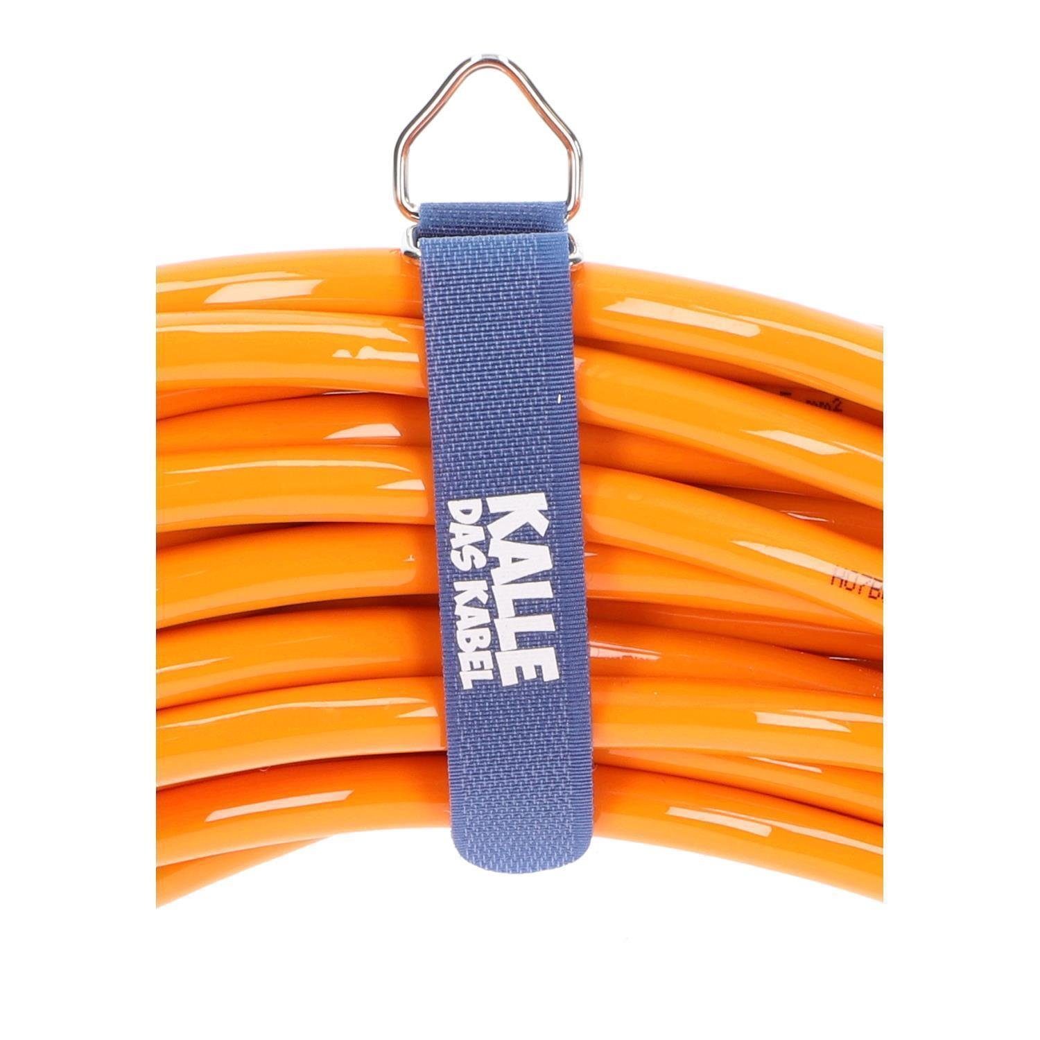 KALLE DAS KABEL Kalle Verlängerungskabel CEE 230V 16A 2,5 Winkel Signal Orange IP44 5m Verlängerungskabel, CEE 230V, 16A, CEE Winkelkupplung 230V, 16A mit rücks – Bild 4 von 5