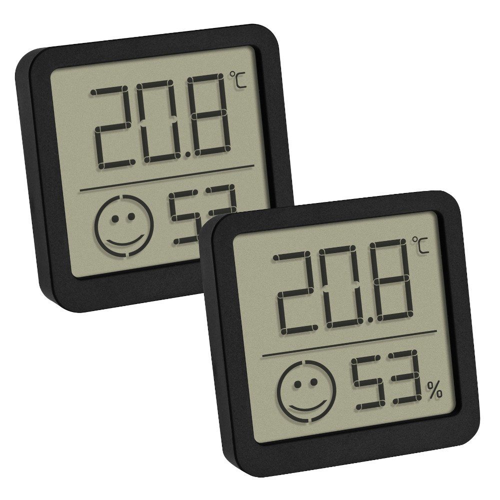 Raumthermometer TFA 30.5053 digitales Thermometer-Hygrometer mit Komfortzonen