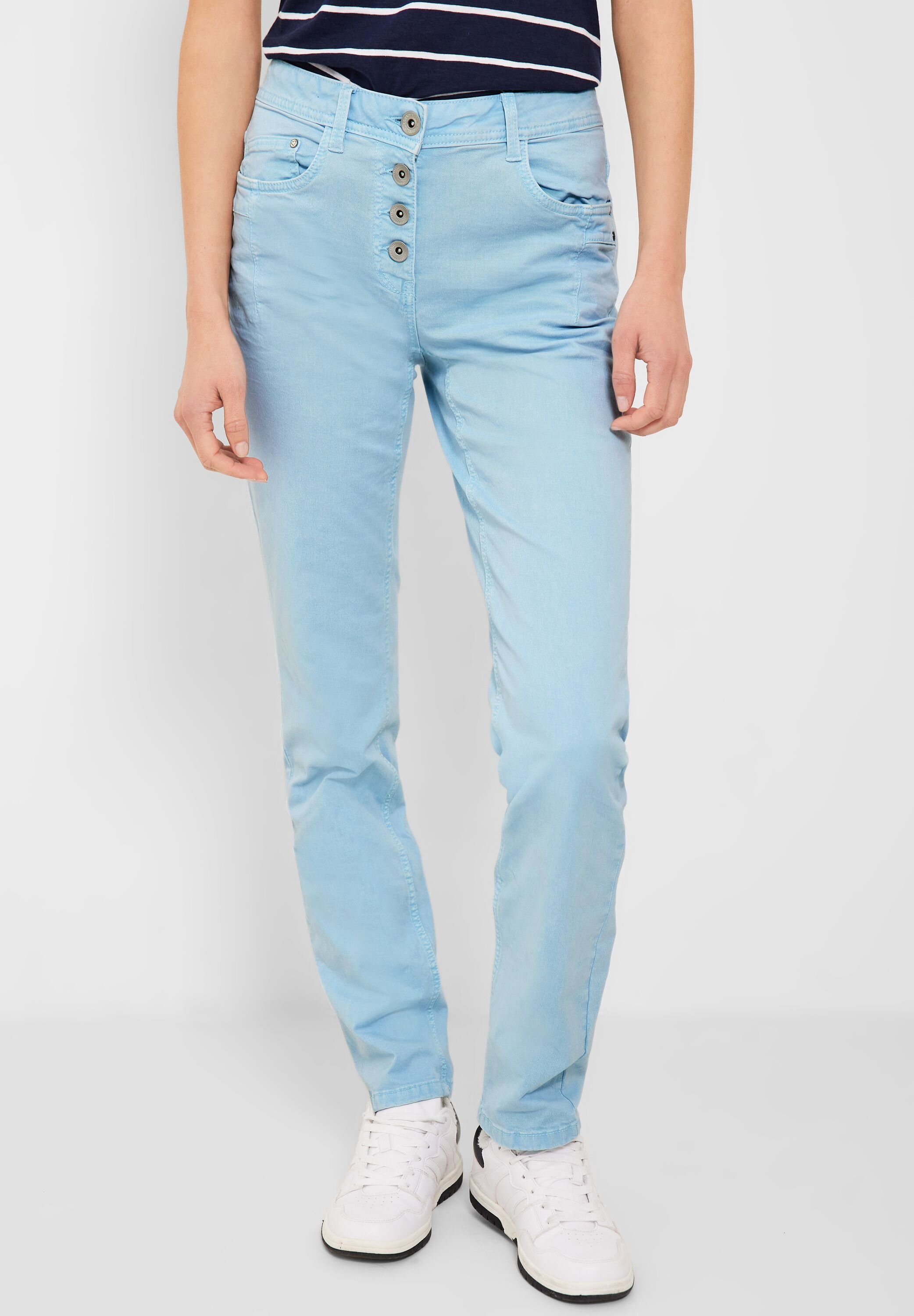 5-Pocket-Hose 5-Pocket-Style faded blue Cecil