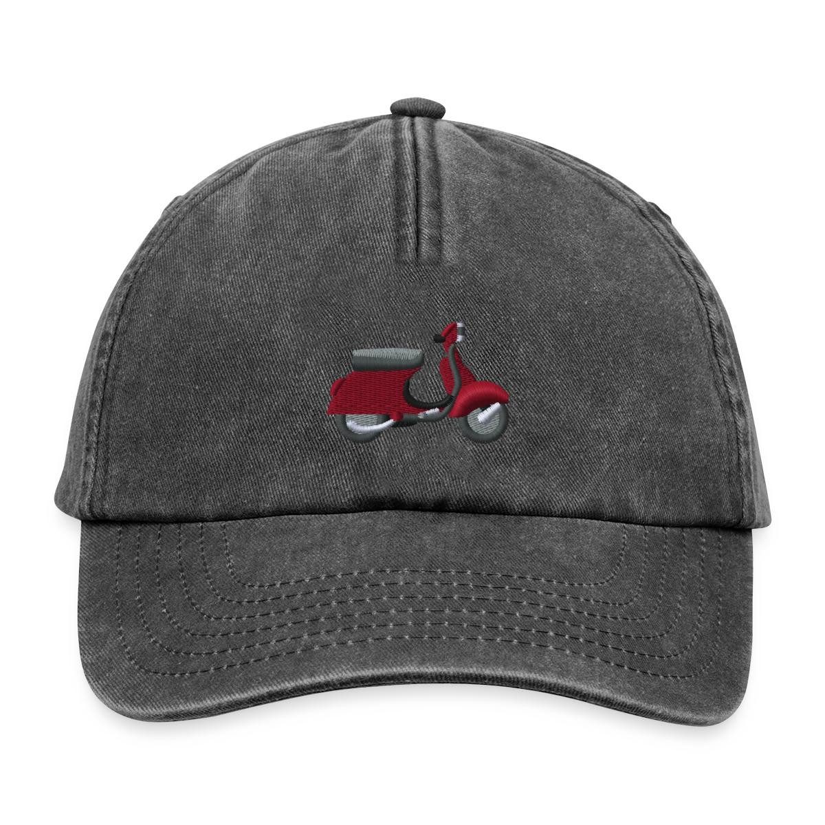 Baseball Cap Motorroller Stickerei Vintage Cap